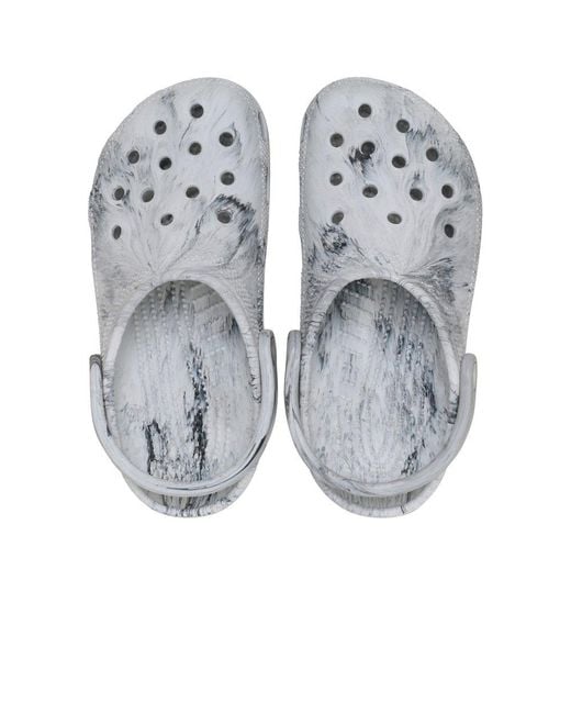 CROCSTM Gray Classic Marbled Clogs
