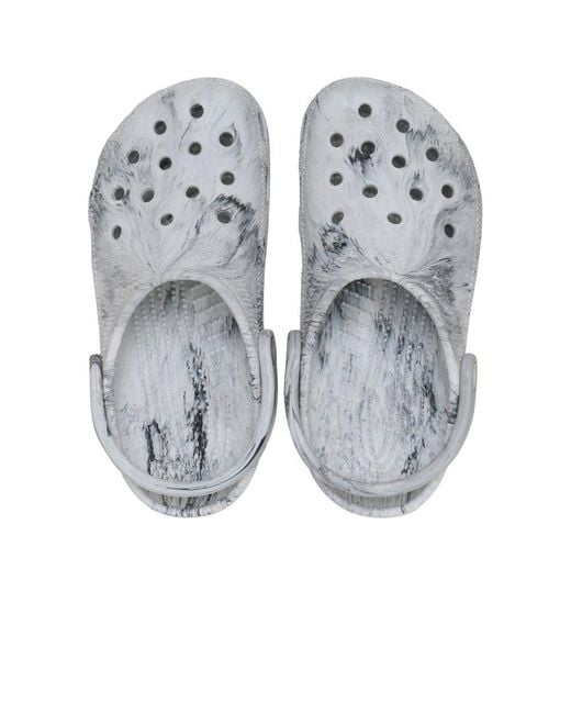 CROCSTM Gray Classic Marbled Clogs