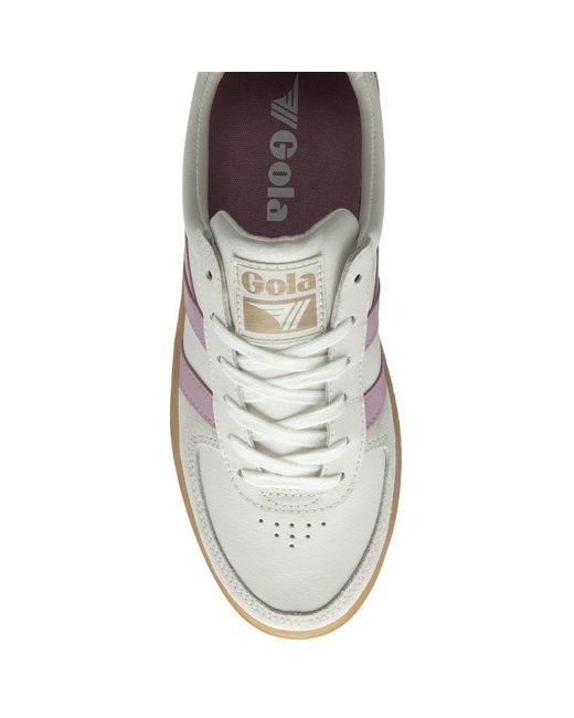 Gola White Grandslam Elite Trainers