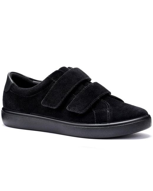 Hotter Black Wave Extra Wide Trainers