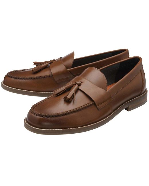 Frank Wright Brown Bounty Loafers for men