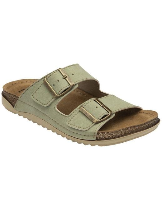 Lotus Green Rome Sandals