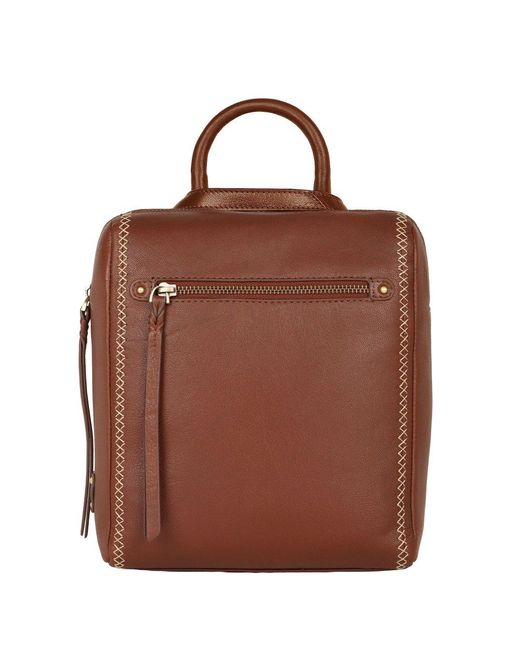 Lakeland Leather Brown Castlerigg Backpack