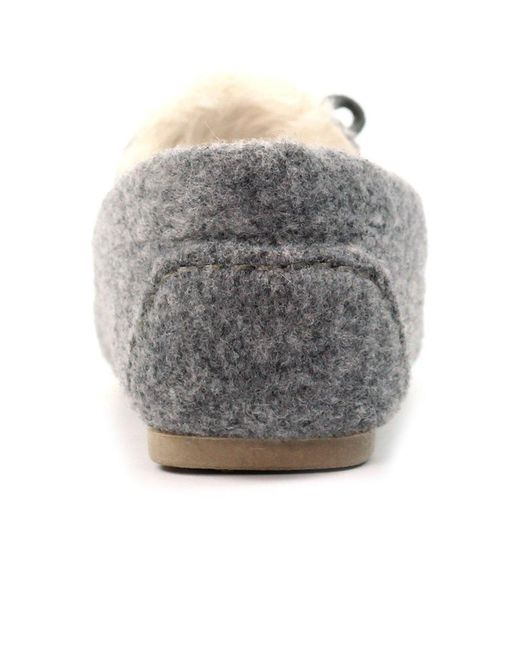 Lunar Gray Cherish Slippers