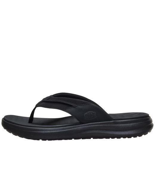HeyDude Blue Finn Flip Sandals for men