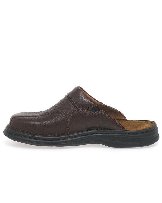josef seibel mens leather mules