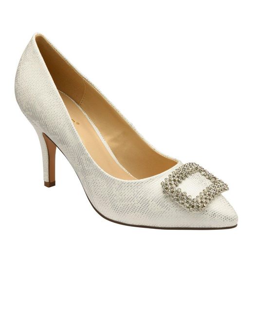 Lotus Metallic Petunia Court Shoes