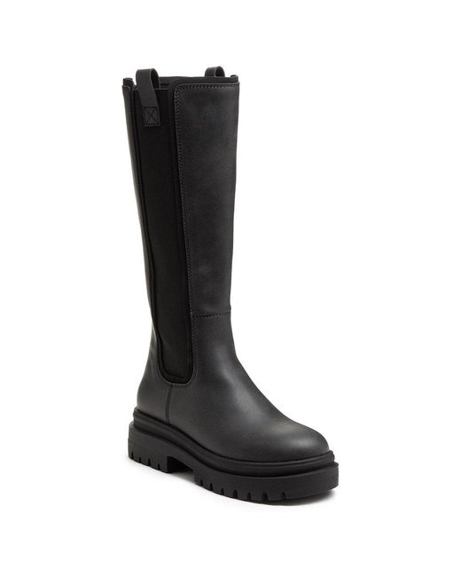 Rocket Dog Black Drea Knee High Boots