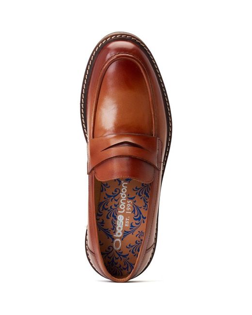 Base London Brown Ivey Loafers for men