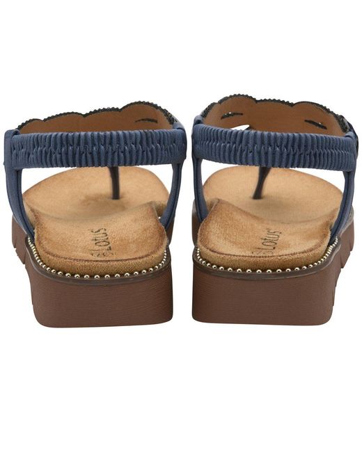 Lotus Blue Alcina Sandals