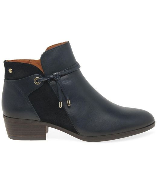 Pikolinos Blue Darcey Ankle Boots