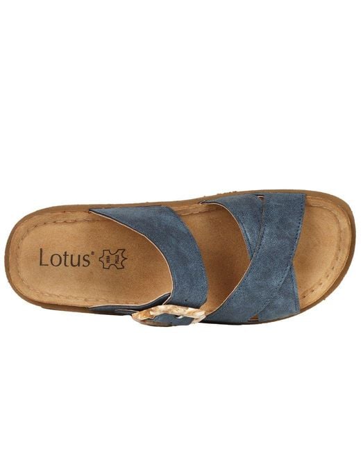 Lotus Brown Comino Sandals