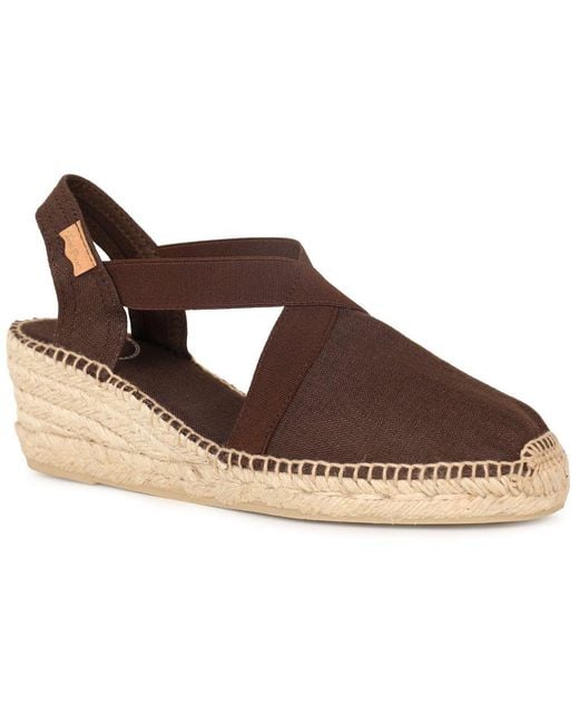 Toni Pons Blue Ter Wedge Heeled Espadrilles