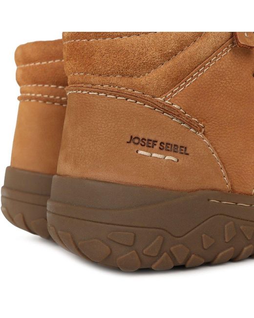 Josef Seibel Brown Ruby 54 Waterproof Ankle Boots