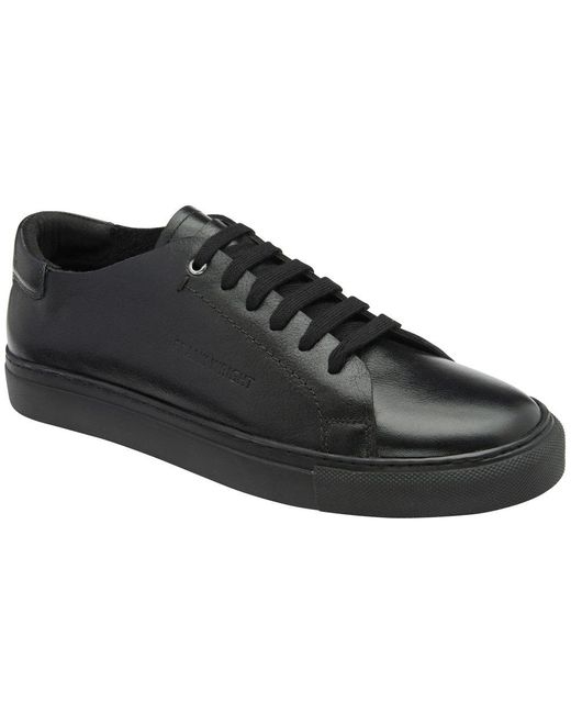 Frank Wright Black Madeley Trainers for men