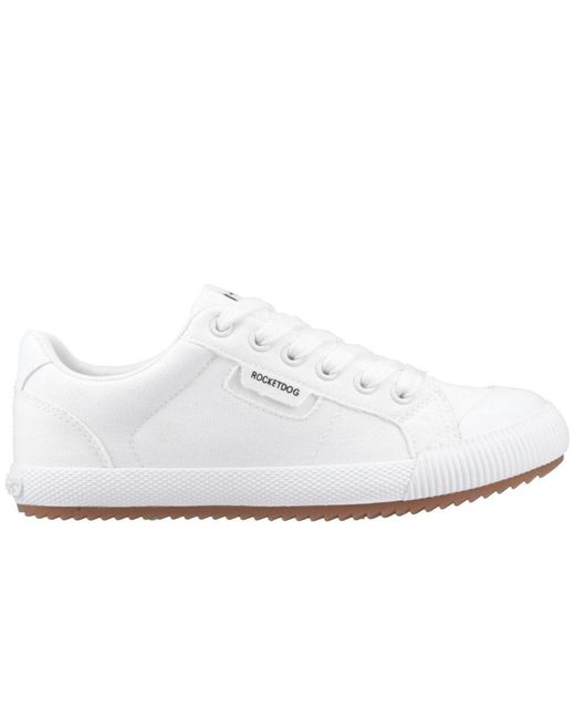 Rocket Dog White Cheery Low Profile Trainers