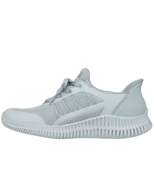 Skechers Gray Bobs Geo Lite Divine Pace Trainers