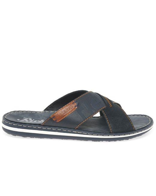 Rieker Multicolor Waves Sandals for men