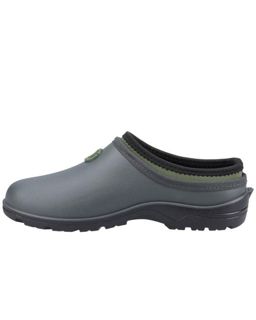 Cotswold Gray Greenhill Wellington Shoes for men