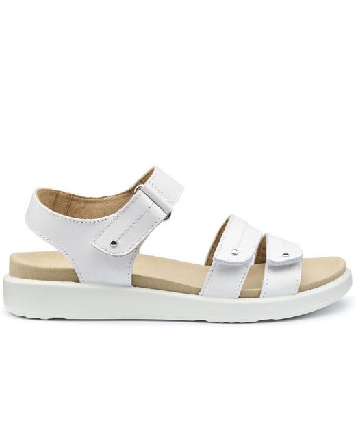 Hotter Metallic Venice Wide Sandals