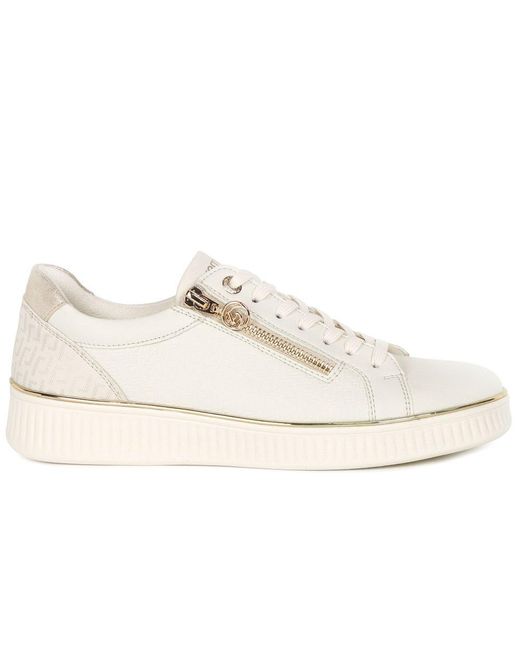 Remonte White Patter Trainers
