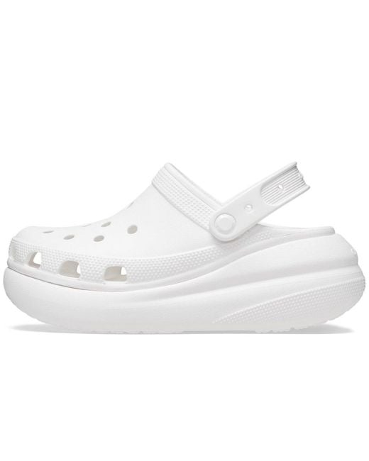 CROCSTM White Classic Crush Sandals