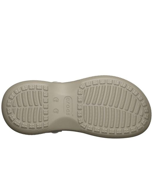 CROCSTM Gray Classic Stacked Clogs