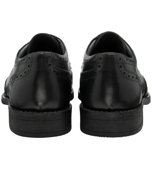 Frank Wright Black Huges Ii Brogues for men