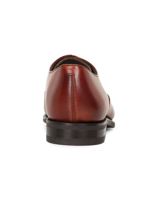 Loake Brown Phoenix Formal Toe Cap Shoes for men