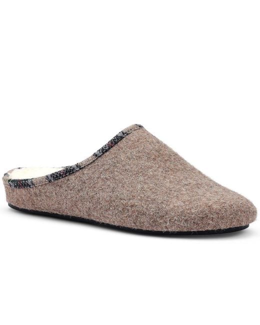 Hotter Brown Snooze Slippers for men