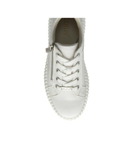 Lotus White Kora Trainers