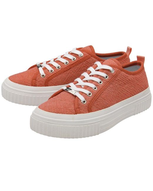 Lotus Red Aiday Trainers