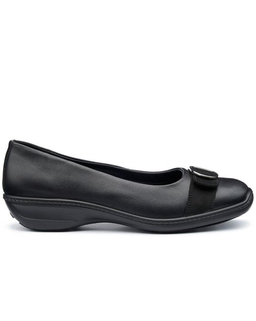 Hotter Black Grace Pumps