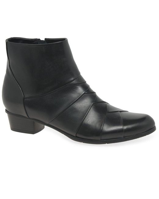 Regarde Le Ciel Black Stefany 172 Ankle Boots