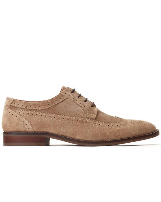 Base London Brown Twain Brogues for men