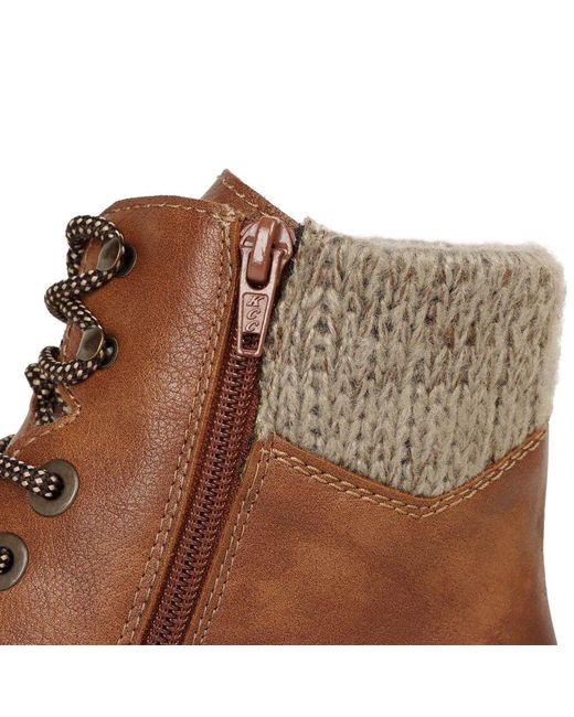 Rieker Brown Ampleforth Ankle Boots