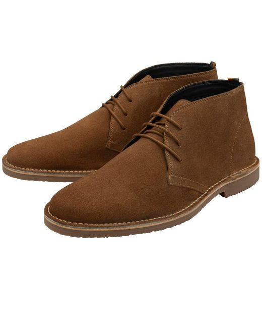 Frank Wright Brown Edwin Desert Boots for men