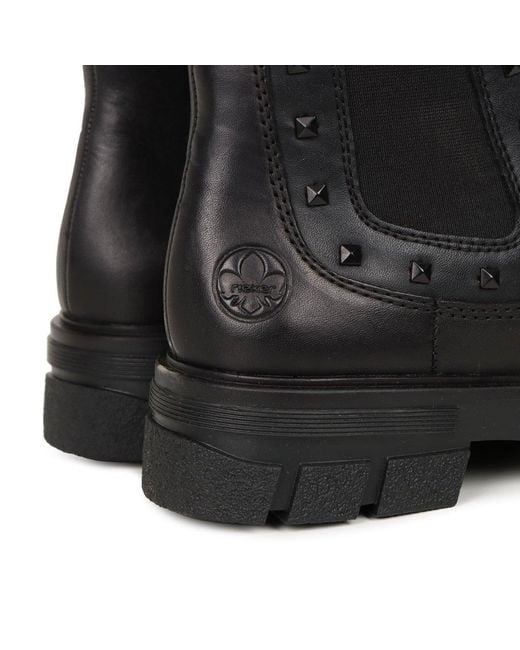 rieker weave chelsea boots