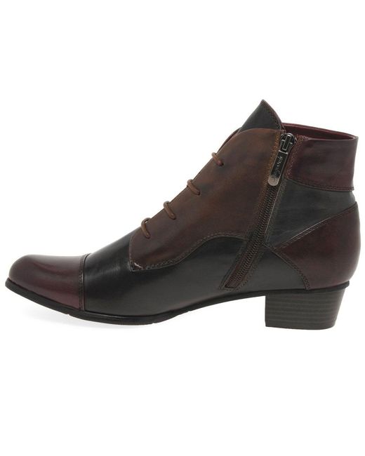 Regarde Le Ciel Brown Stefany 123 Victorian Ankle Boots