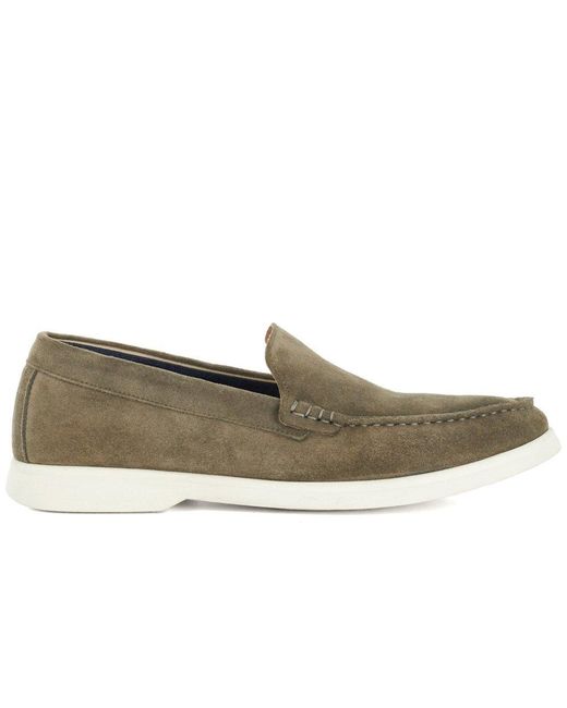 Dune Multicolor Buftonn Loafers for men