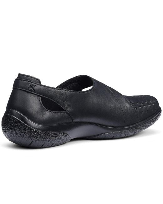 Hotter Blue Daphne Extra Wide Mary Jane Shoes