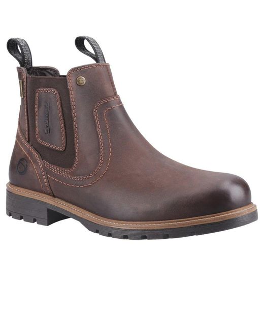 Cotswold Brown Chipping Waterproof Boots for men