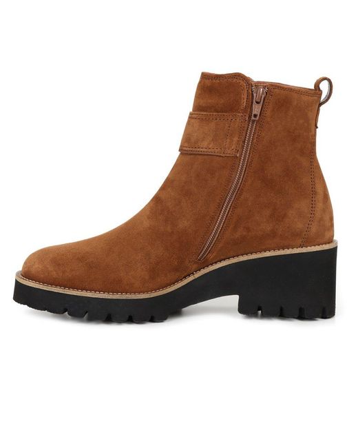 Paul Green Brown Mia Ankle Boots