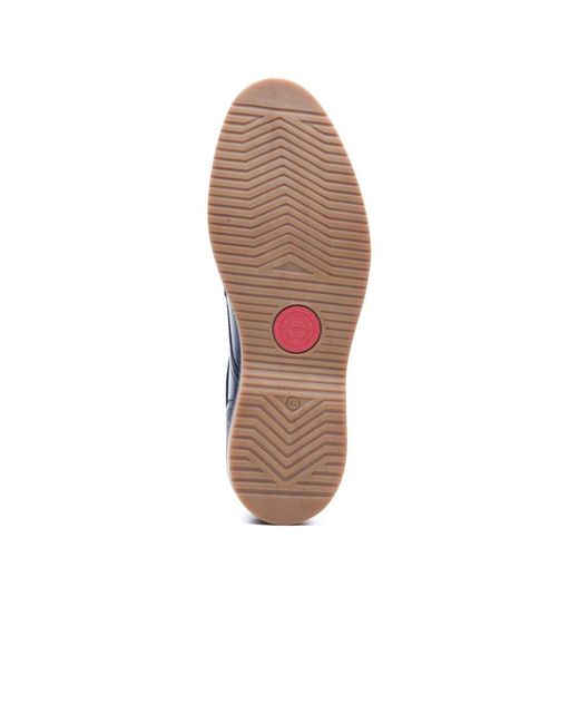 Base London Blue Langdon Apron Toe Shoes for men