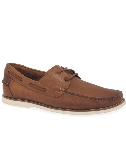 Anatomic & Co Brown Anatomic &Amp; Co Shore Boat Shoes for men
