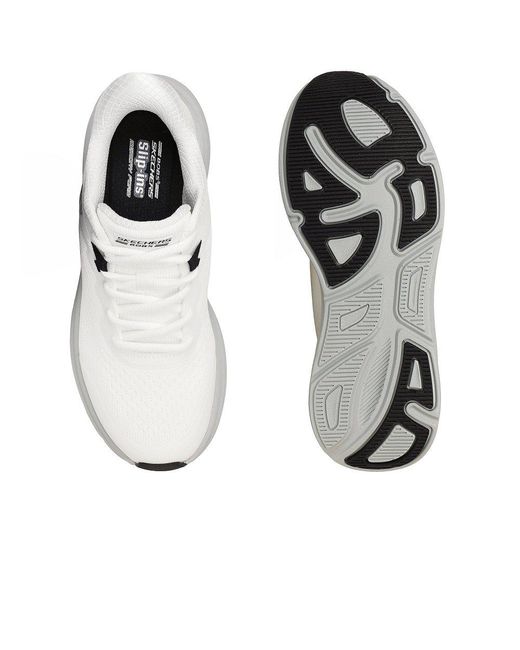 Skechers White Slip
