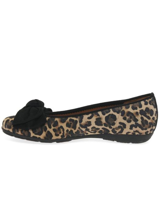 gabor electra ladies ballet pumps