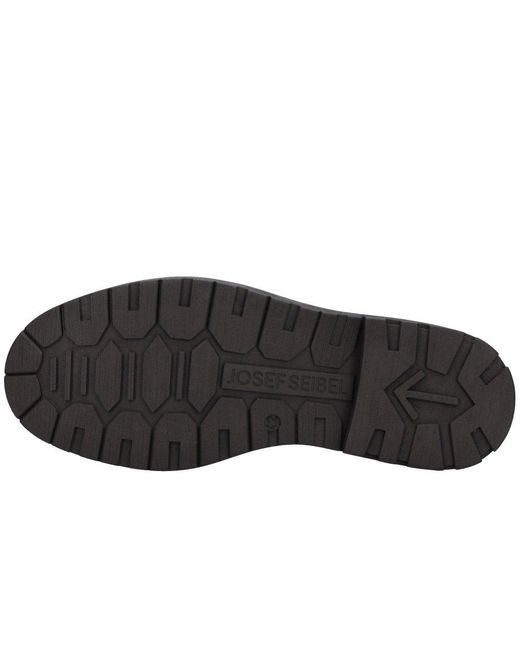 Josef Seibel Black Curtis 04 Lace Up Shoes for men