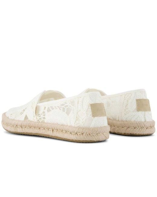 TOMS White Alpargata Rope 2.0 Slip On Shoes
