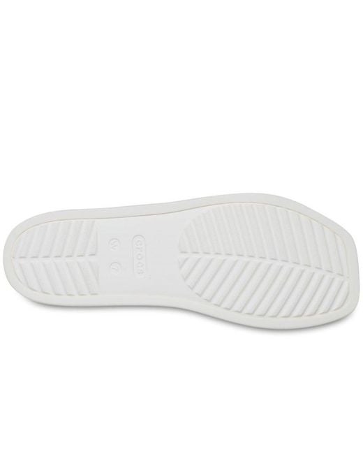 CROCSTM White Miami Ankle Strap Toe Loop Sandals